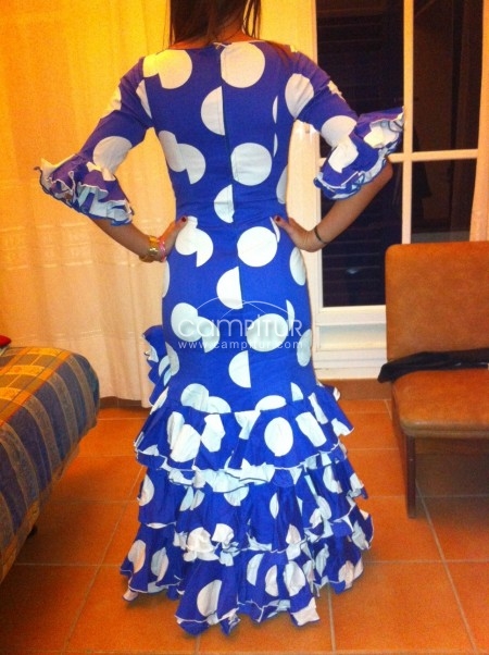 Foto 2 de Traje flamenca seminuevo