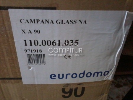 Foto 4 de Campana de cristal extractora decorativa, de 90 cm. NUEVA sin estrenar.