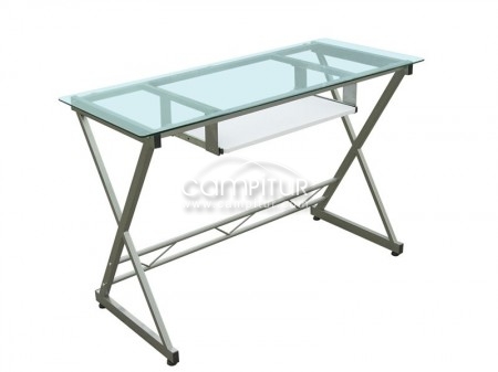 venta mesa escritorio cristal
