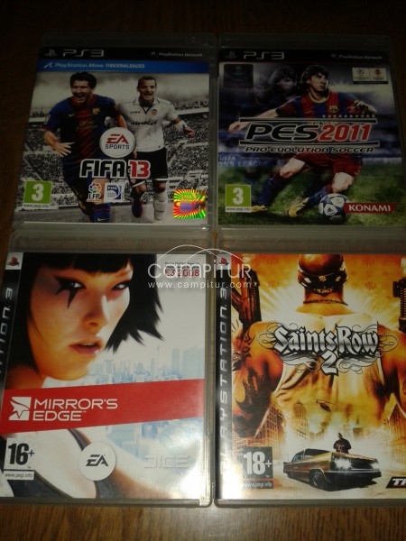 pack  de  juegos ps3