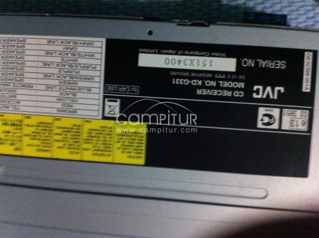 Foto 2 de Radio caset JVC KD G331 MP3