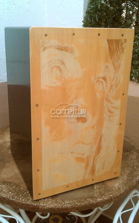 CAJON FLAMENCO CAMARÓN + FUNDA REGALO NUEVOS