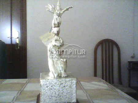 escultura de plata