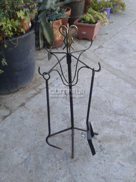 SOPORTE HERRAMIENTAS DE CHIMENEA