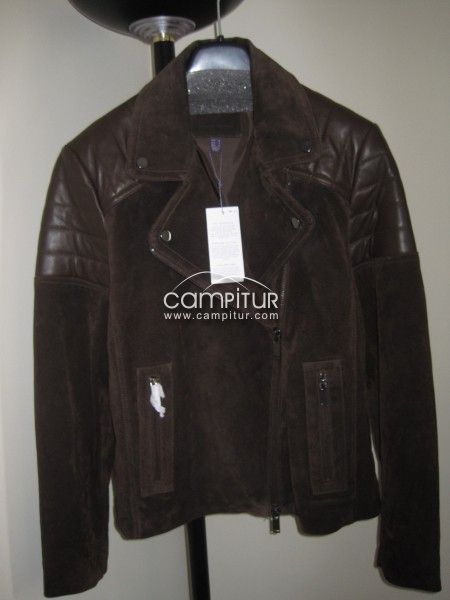 CHAQUETA DE PIEL SIN ESTRENAR, DE MANGO, TALLA M  