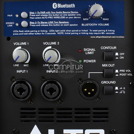 Foto 2 de 2 Altavoces 15" autoamplificados compatibles con Bluetooth + SOPORTES