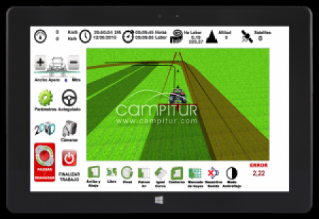 GPS AGRICOLA CON CAMARAS Y AUTOGUIADO