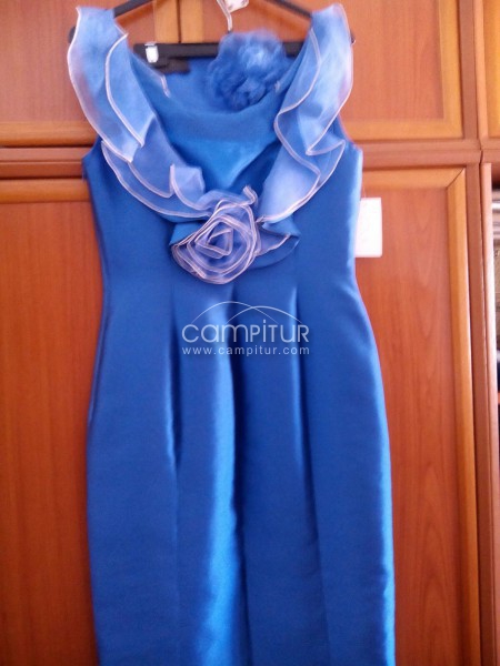 Vendo Vestido azul pavo real