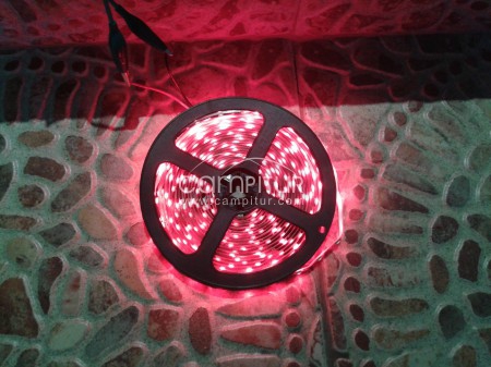 TIRA LED 5 M ROJA NO IMPERMEABLE