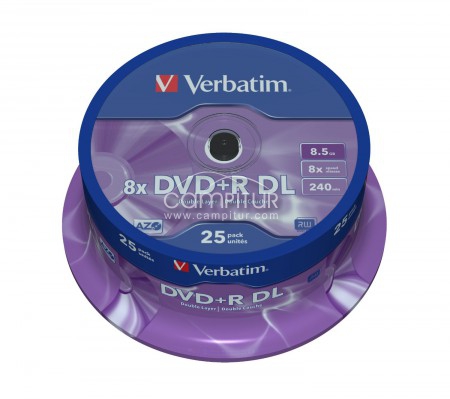TARRINA DVD+R VERBATIM 25 UNIDADES,MAS BARATO NO LOS ENCONTRARAS