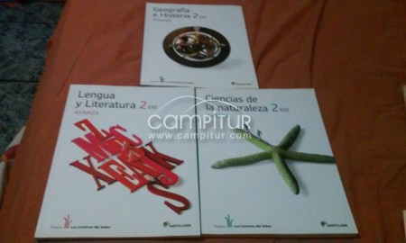 3 Libros Avanza ( como los normales, pero en resumido) 2° E.S.O Editorial Santillana. A estrenar.