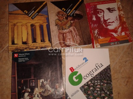 Vendo libros de 2° bachillerato de humanidades