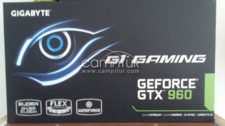Tarjeta grafica GIGABYTE G1 GAMING GEFORCE GTX 960 GDDR5 2GB