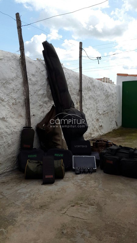 se vende equipo de carpfishing seminuevo,en conjunto o por separado