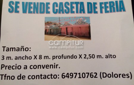 VENDO CASETA IDEAL ROMERIAS 
