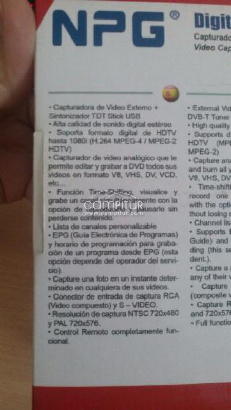 Foto 4 de Vendo capturadora NPG Digital DVTV Studio