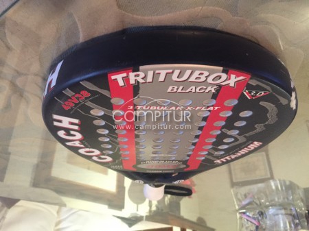 Foto 3 de Pala Padel Coach TRITUBOX BLACK