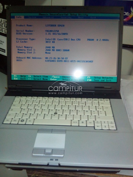 PORTATIL FUJITSU SIEMENS E-8420