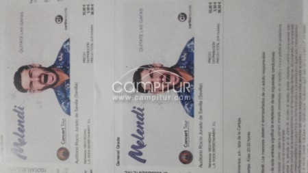 Entradas concierto melendi