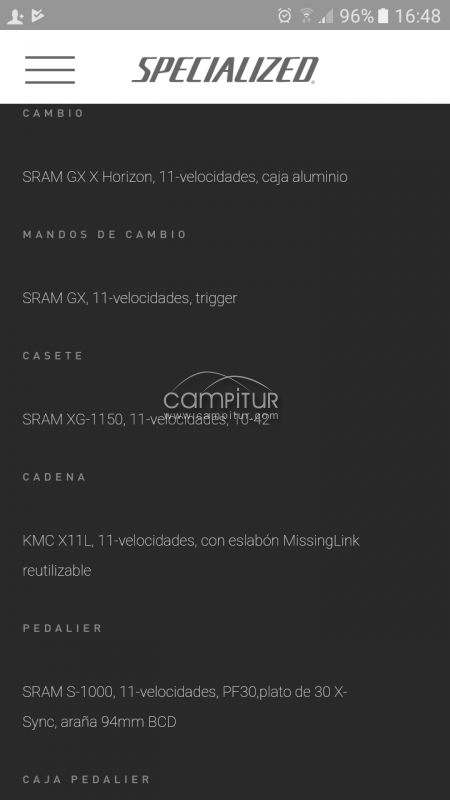 Grupo Sram Gx 