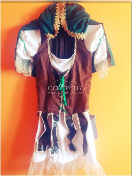 ¡Corre que vuela! Vendo disfraz de Mujer de Robin Hood  Talla M-L Baratisimo 