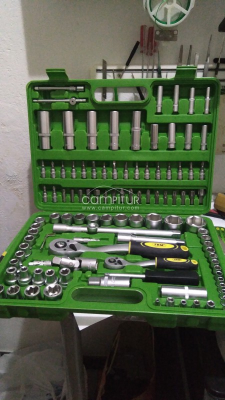 Maletín Llaves vaso/carraca profesional 108 piezas