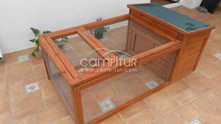 Vendo jaula exterior madera tratada