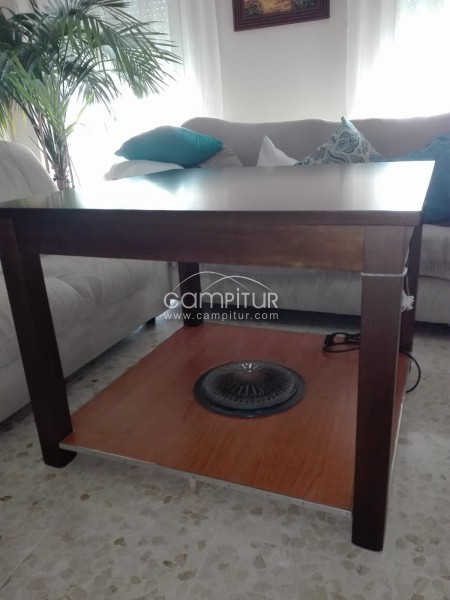 MESA MADERA SALON CUADRADA