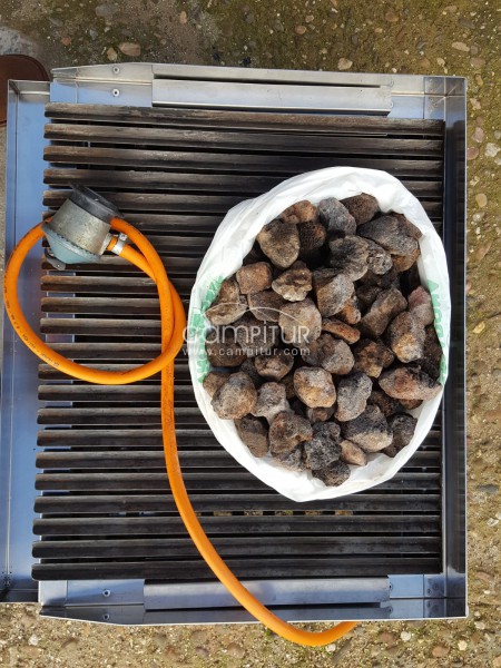 Foto 4 de Barbacoa de roca volcánica