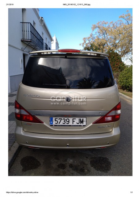 Se vende Sangyoung Rodius Gran oportunidad