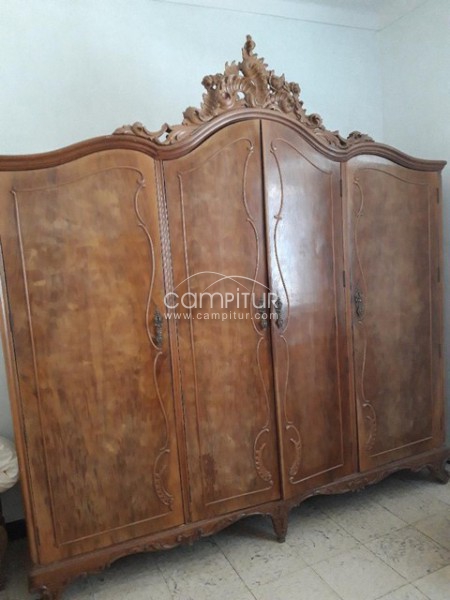 PRECIOSO DORMITORIO DE MATRIMONIO ANTIGUO DEL SIGLO XIX 