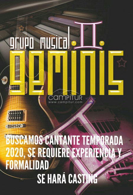 Buscamos cantante femenina temporada 2020