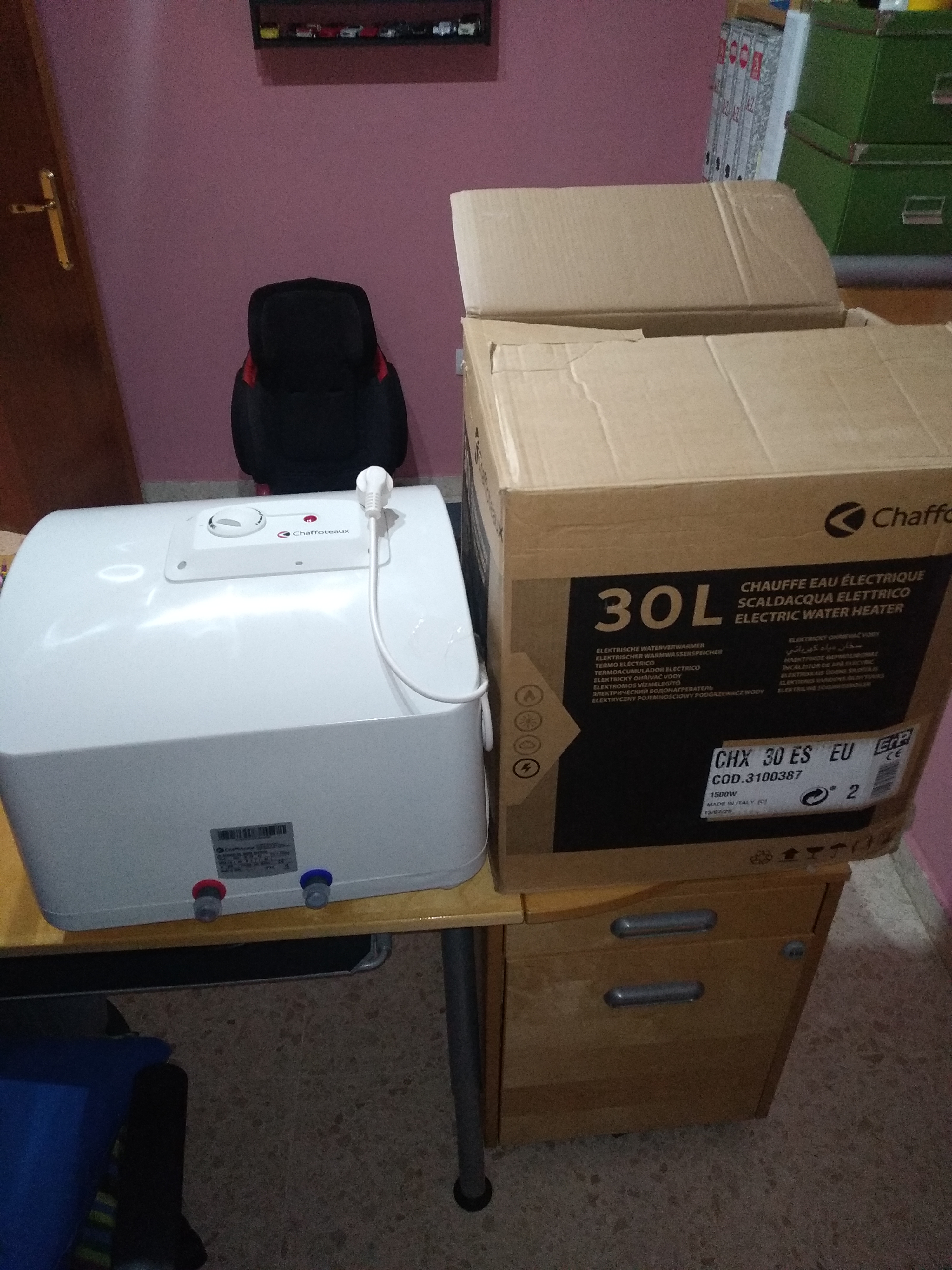  Termo eléctrico Chaffoteaux CHX 30 ES EU 30 