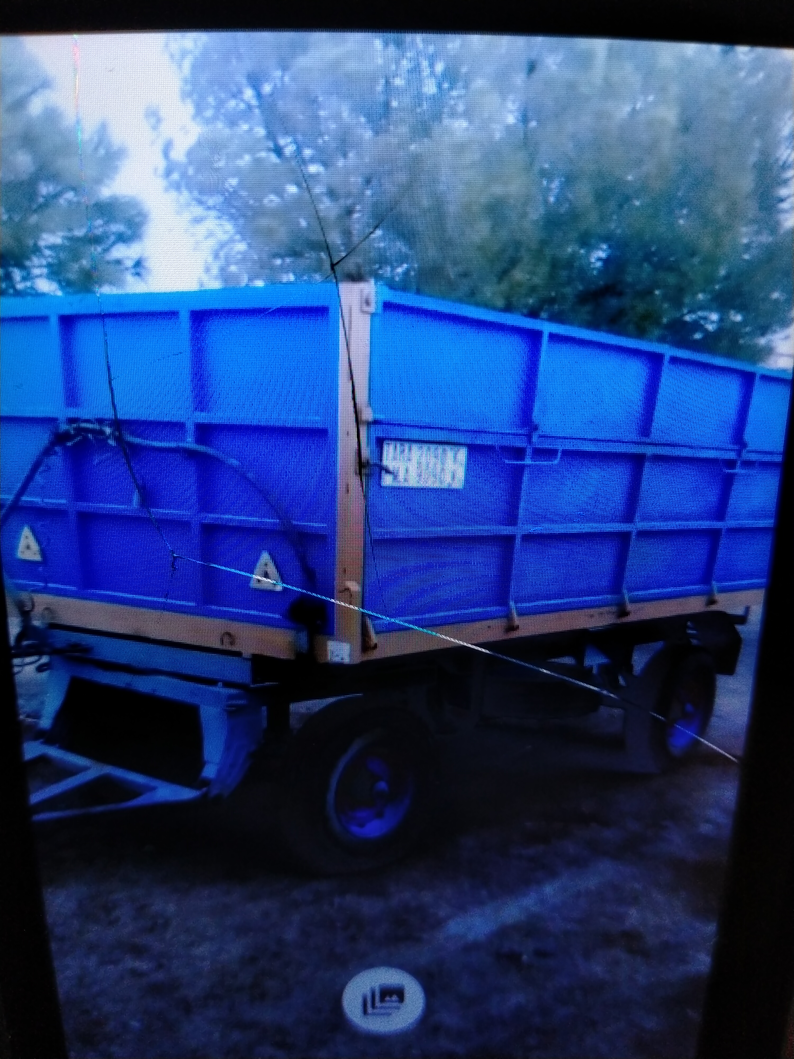 Remolque de 5500kg basculante