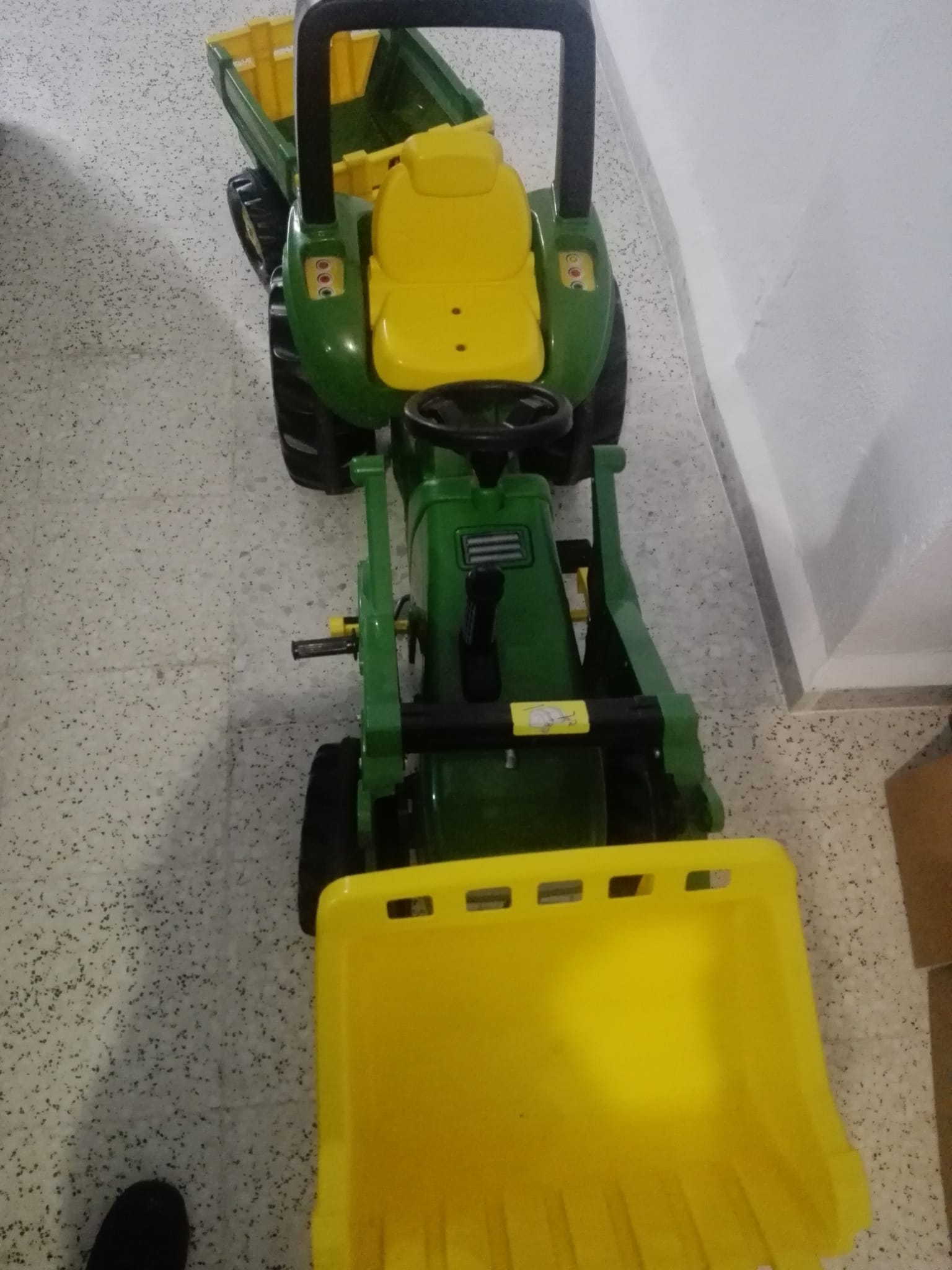 Tractor john deere para niño