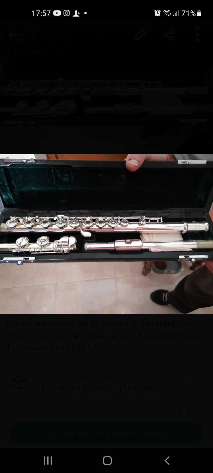 Se vende flauta travesera 