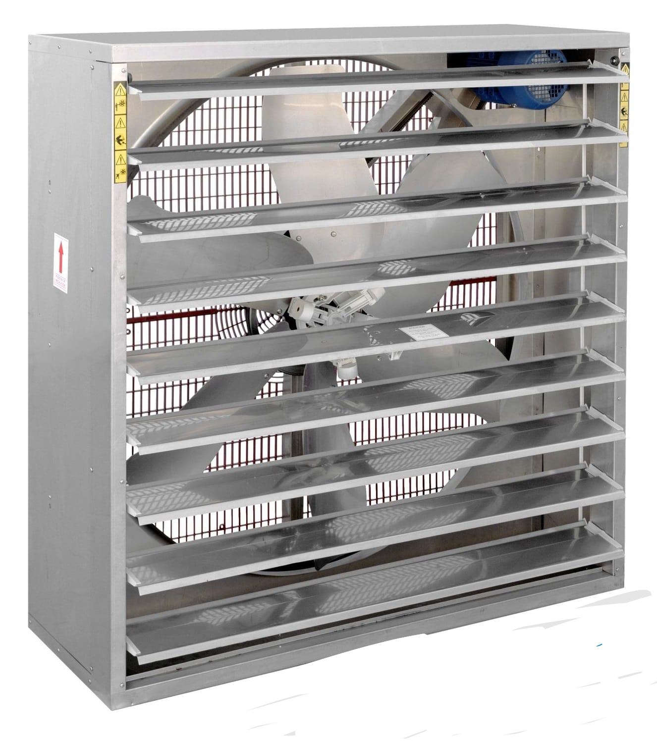 Ventilador con persiana de gran caudal 
