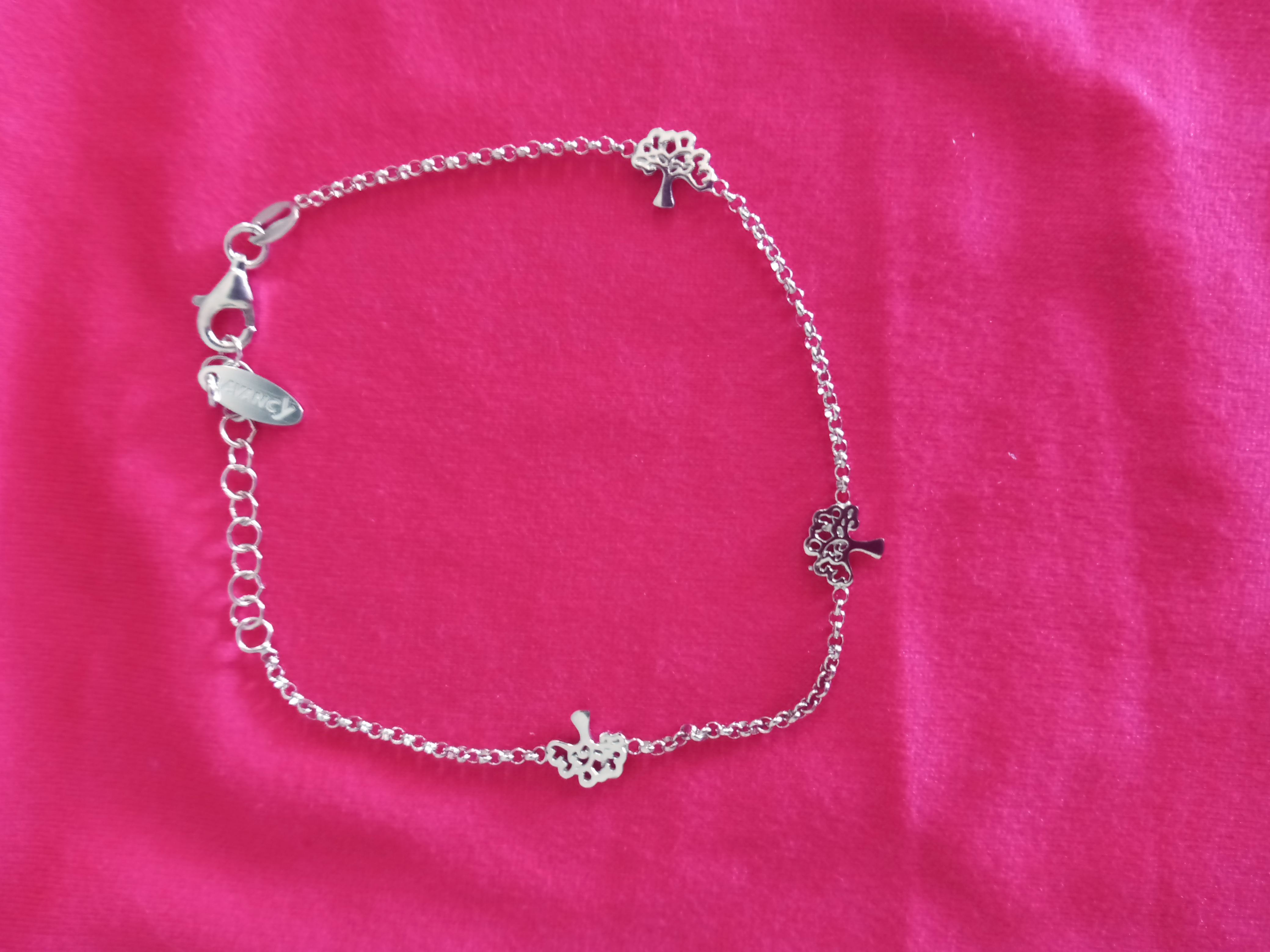 Pulsera árbol de la vida plata 