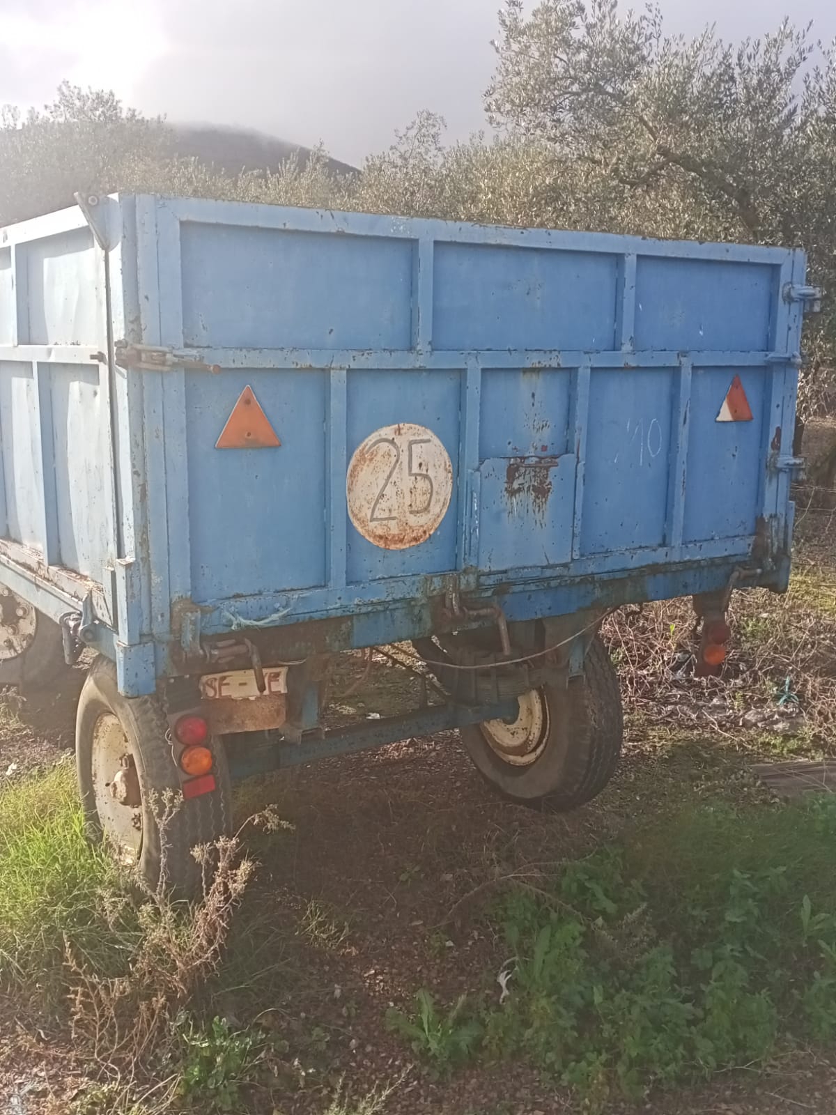 REMOLQUE AGRÍCOLA BASCULANTE