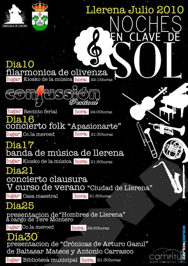 Talleres, música y numerosas actividades culturales en Llerena 