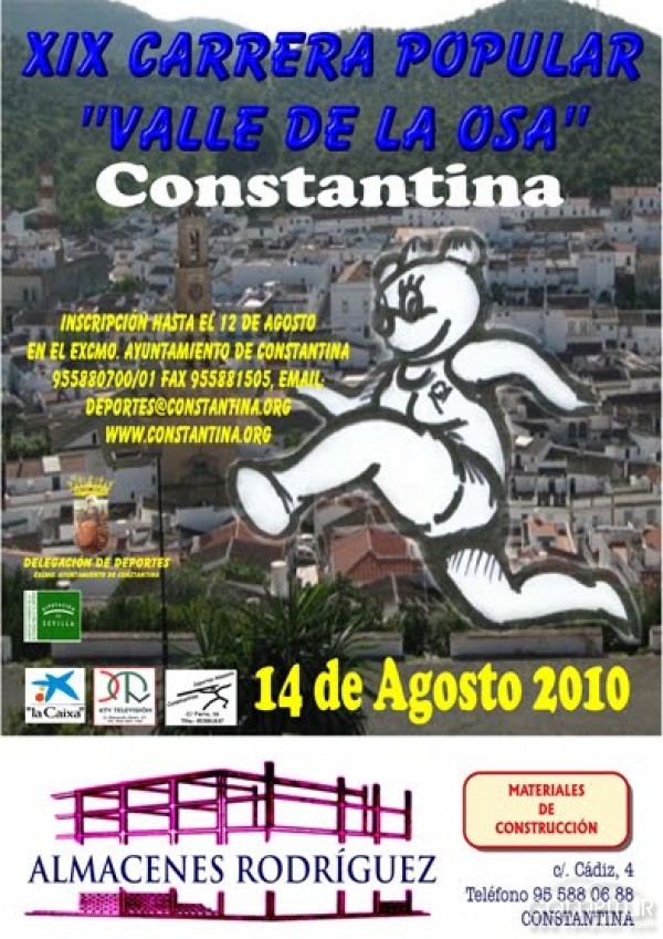 Constantina se prepara para su XIX Carrera Popular “Valle de la Osa” 