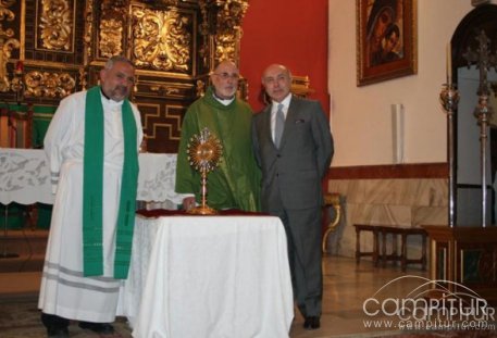 Peñarroya–Pueblonuevo recibe una reliquia de Santa Bárbara 