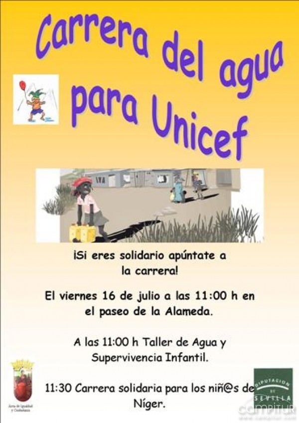 Carrera del Agua por Unicef en Constantina 
