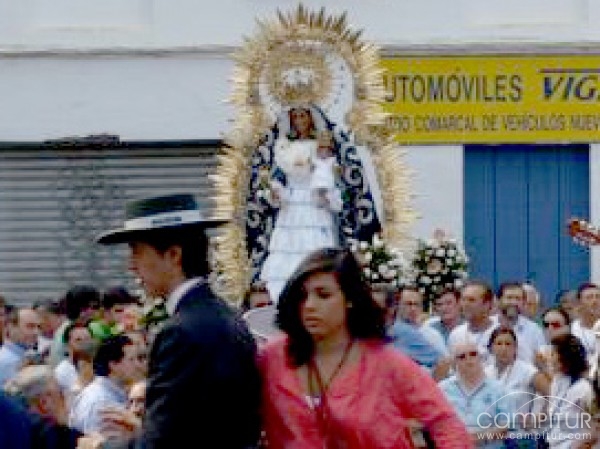 Cultos a la Virgen del Robledo en Constantina 