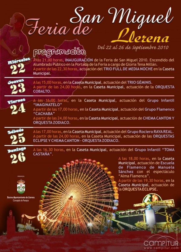 Llerena celebra su Feria de San Miguel 2010 