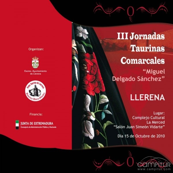III Jornadas Taurinas Comarcales “Miguel Delgado Sánchez” en Llerena 