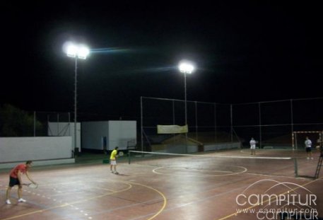 Obras de mejoras en el Polideportivo Municipal de Villaharta 
