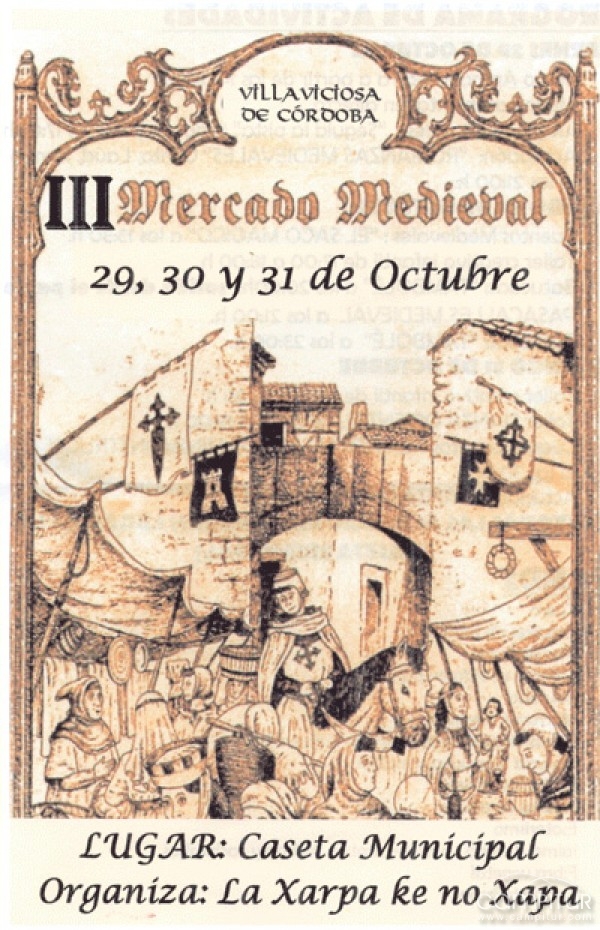 Villaviciosa de Córdoba celebra durante tres días su III Mercado Medieval 
