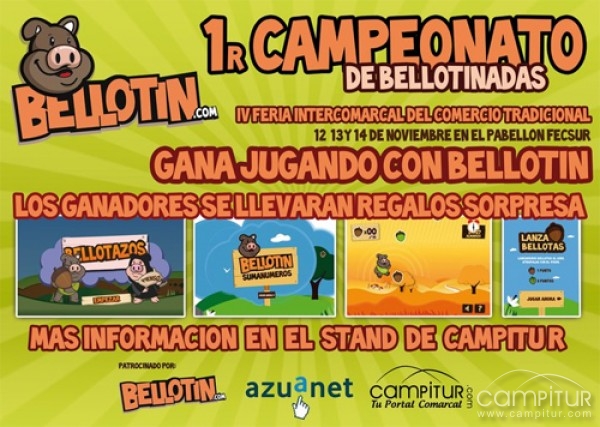 Campitur celebra el I Campeonato de Bellotinadas con motivo de la Feria del Comercio 