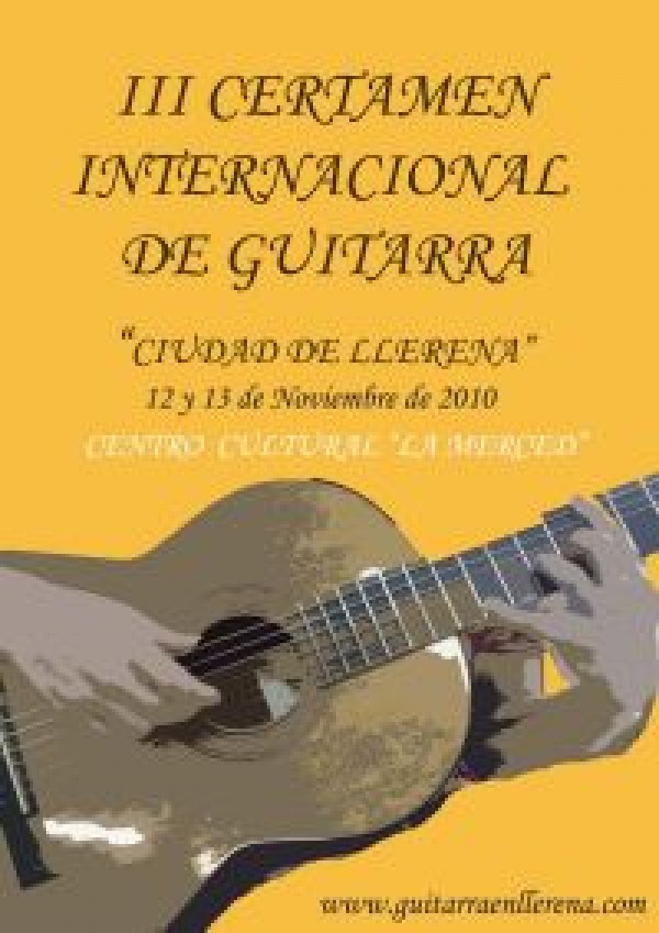 Ya hay ganadores del III Certamen de Guitarra de Llerena
